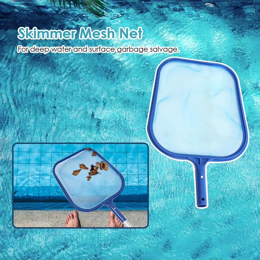 Leaf Skimmer Swimming Pools Cleaning Net SPA Rubbish Skimmer Rake Leaf Mesh Deep