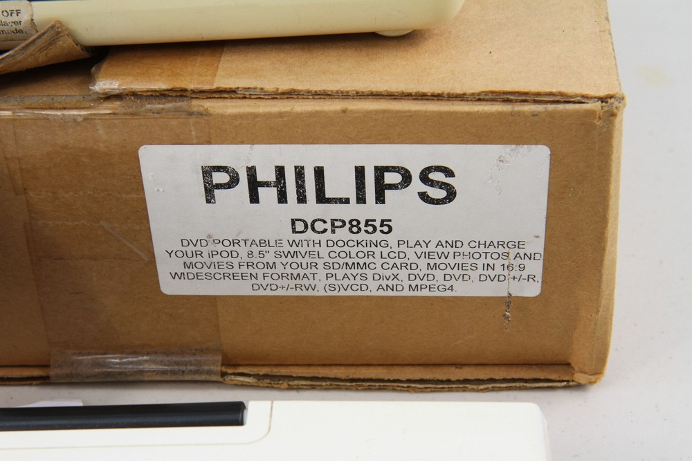 Vintage Philips DVD Portable Player DCP855 Bundle Parts