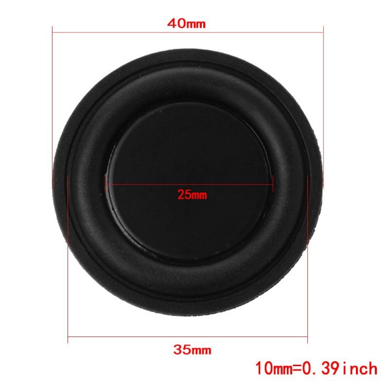High Sensitivity Speaker Bass Radiator Diaphragm Easy to Install and Remove