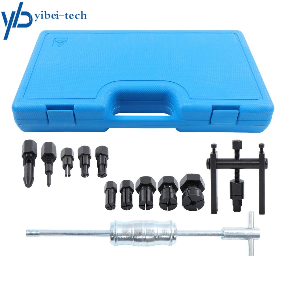 Versatile Motorcycle Blind Hole Slide Hammer Puller Set - 12pcs Bearing Tool Kit