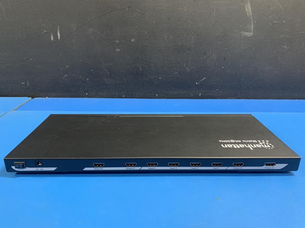 Manhattan 4x4 4K HDMI Matrix Switch/Splitter 207751