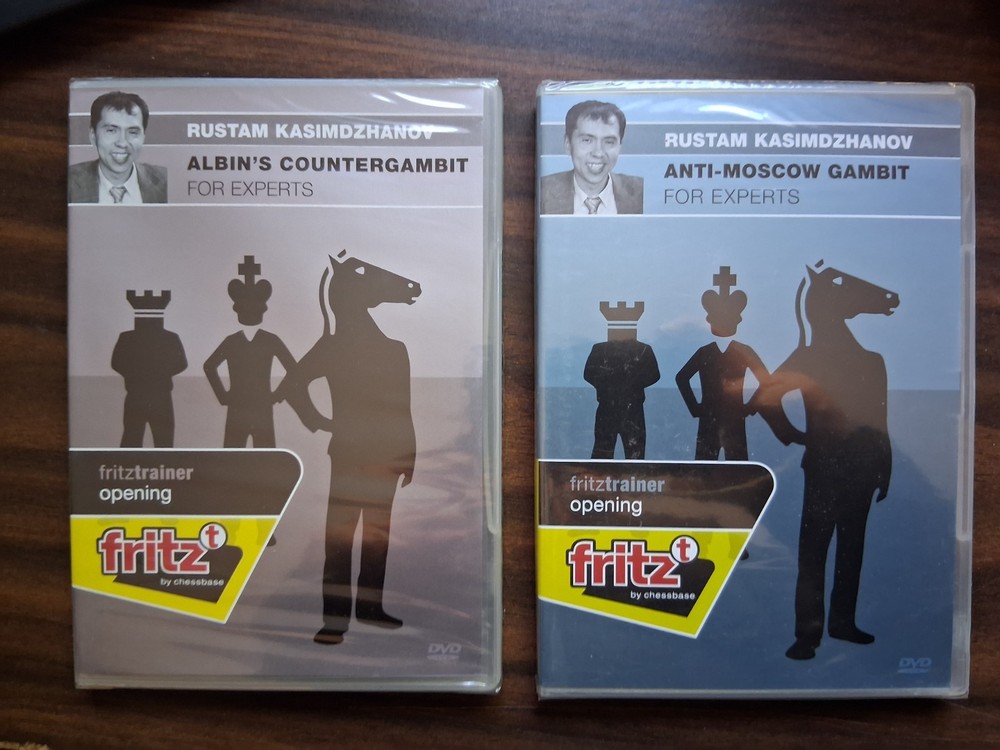 Rustam Kasimdzhanov - 5 Assorted DVD ROM's for Chess Training