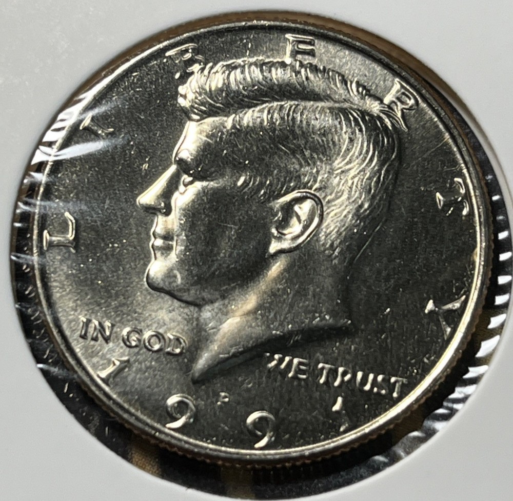 1991 P 1/2 Dollar Kennedy Half Uncirculated