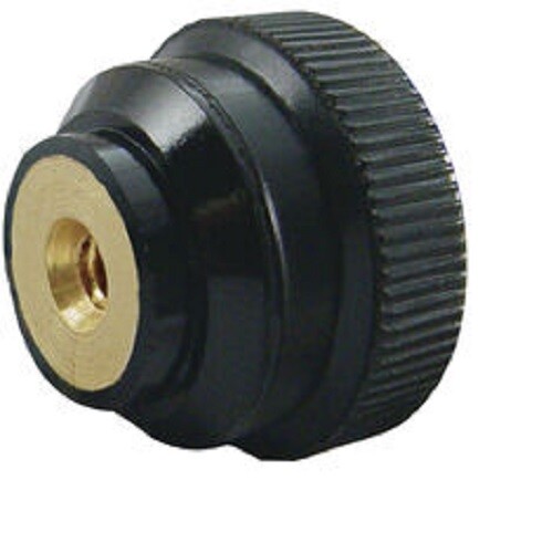 10-32 Knurled Hand Nut 3/4" diameter head ABS Knob E17003