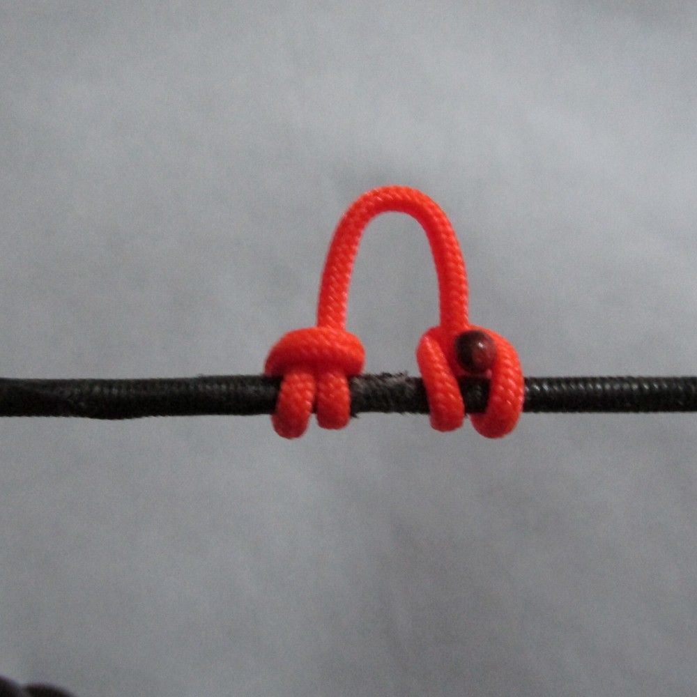 Rope style archery D loop