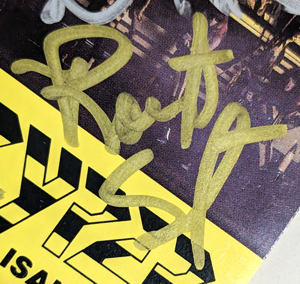 Stryper SIGNED CASSETTE Soldiers Under Command MICHAEL ROBERT OZ TIM autograph