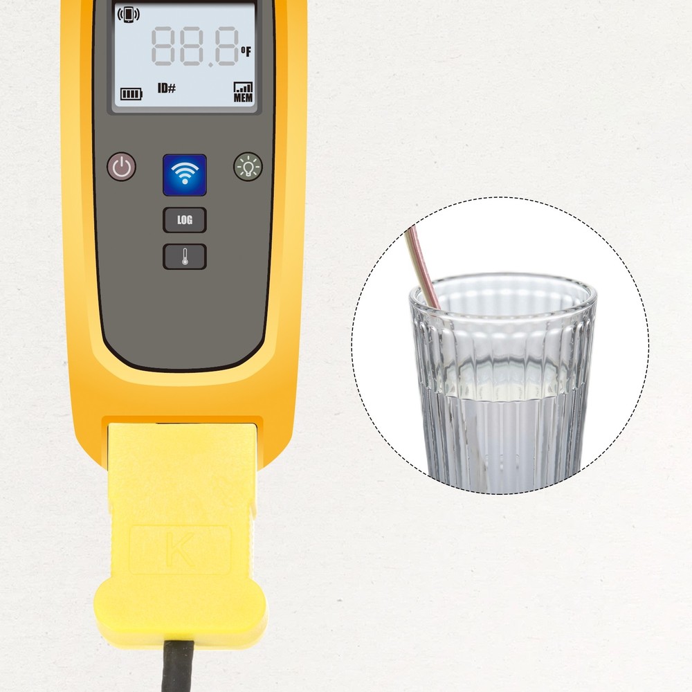 K Type Thermocouple Mini Connector Temperature Sensor 5ft, 1mm Wire