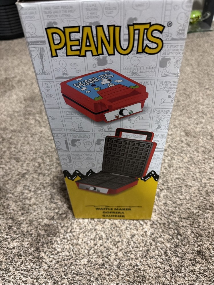 Peanuts Deluxe Waffler Maker Uncanny Brands