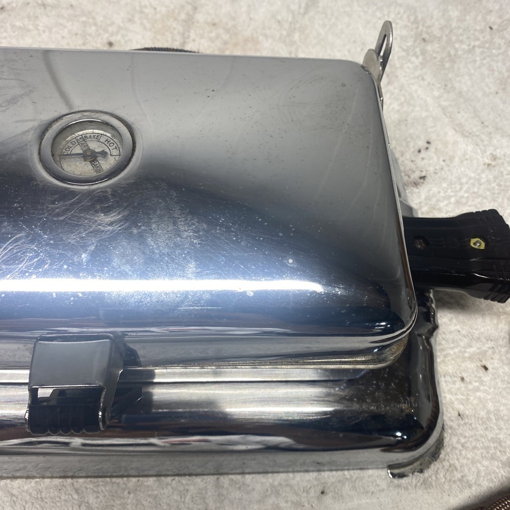 Vintage Griddle Chrome Not Tested