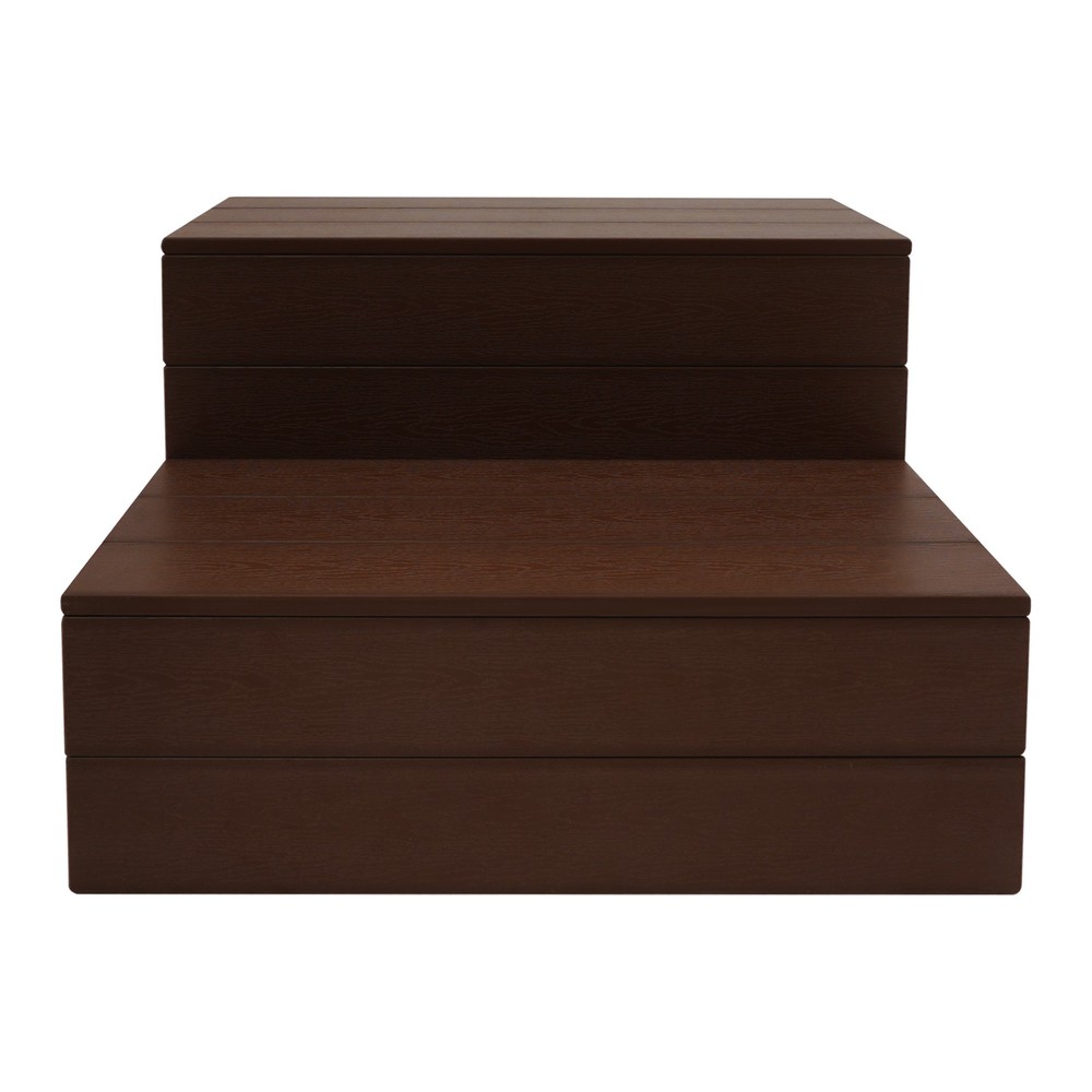 Bathtub Steps Rectangular Spa Steps Modern Hot Tub Stairs 2-Step Hot Tub Step