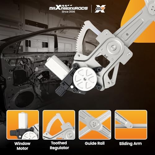 Power Window Regulator w/Motor For Mitsubishi Lancer 2008-2012 Front Right