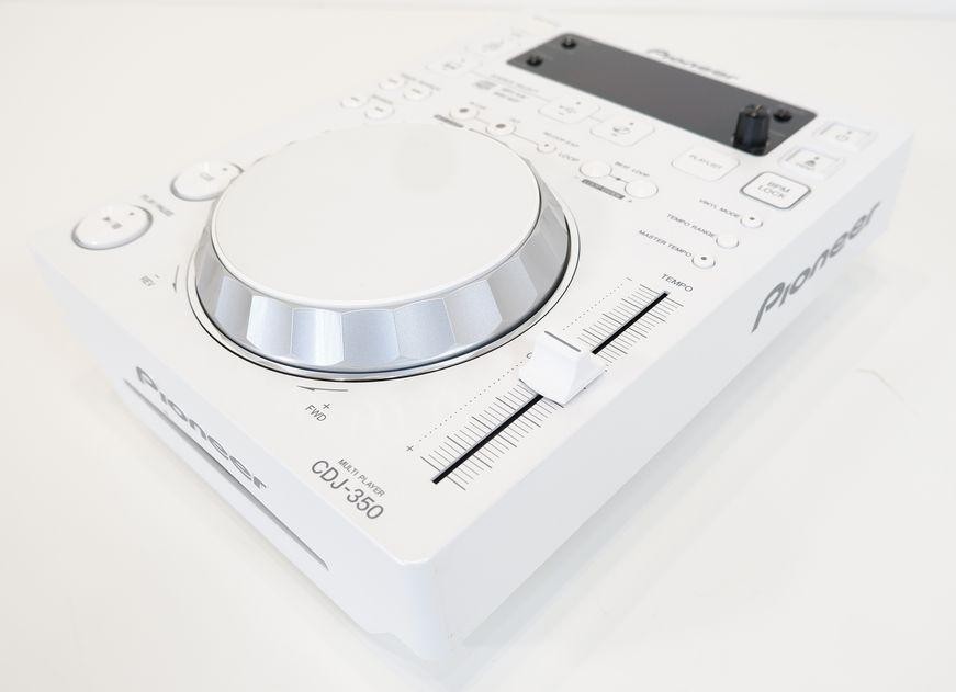 Pioneer DJ CDJ‑350 white Compact DJ Multi Player Operation confirmed
