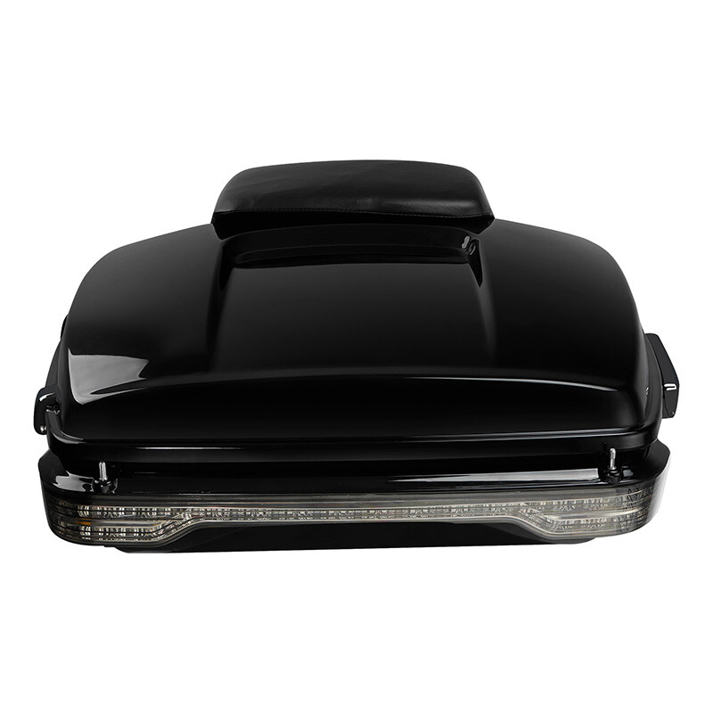 Chopped Trunk Backrest Tail Light Fit For Harley Road Glide 14-25