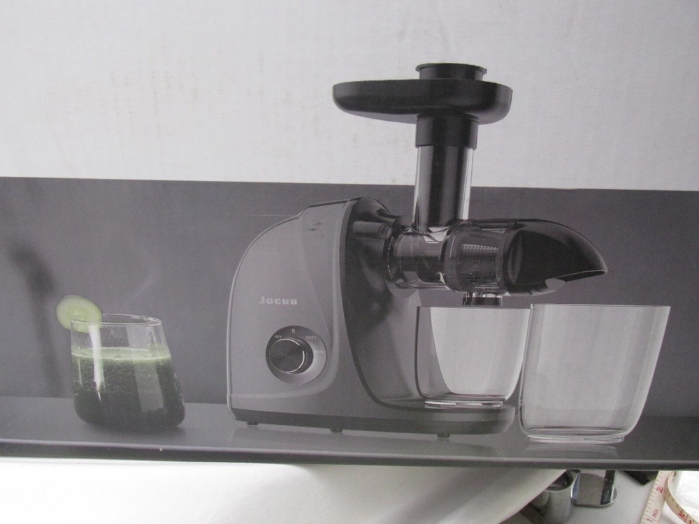 Jocuu Slow Masticating Juicer with 2-Speed Modes-Grey