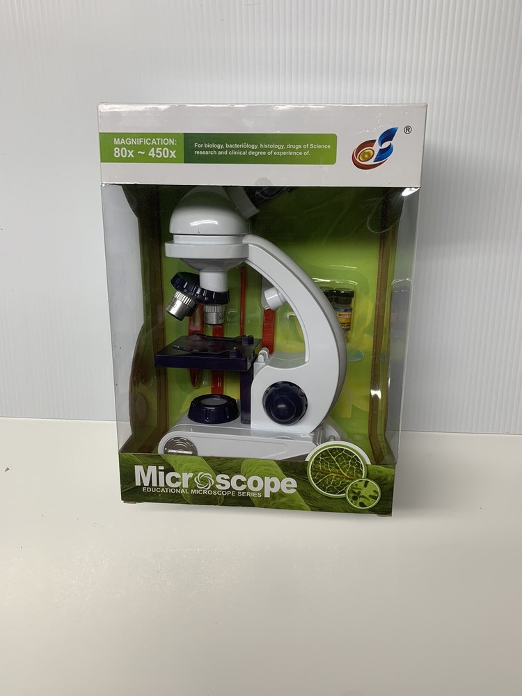 Educational microscope Item For Young Learners 80x~450x Ages 8+ With Aux Tools