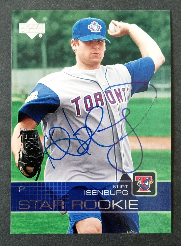2003 Upper Deck SIGNED: Kurt Isenberg, BLUE JAYS #41