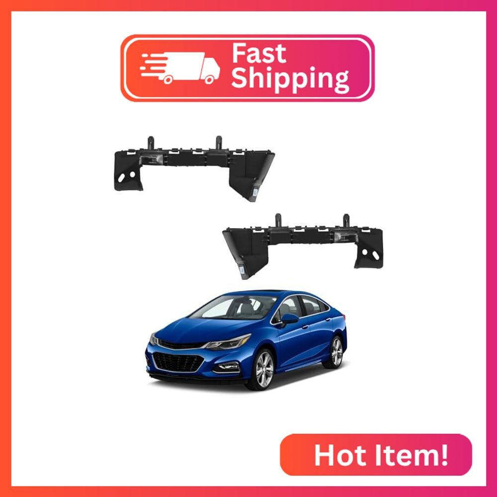 BXZ Front Bumper Cover Support Retainer Bracket Pair For 2016 2017 2018 2019 Che