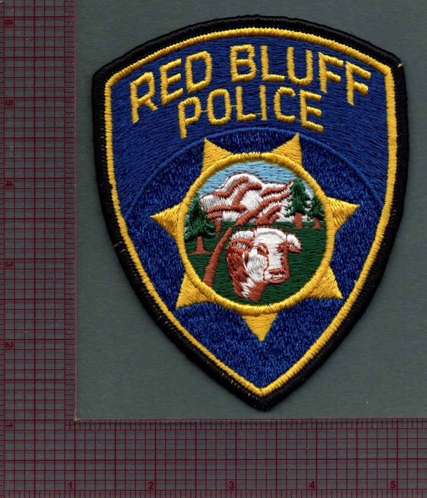 Red Bluff California Police Patch