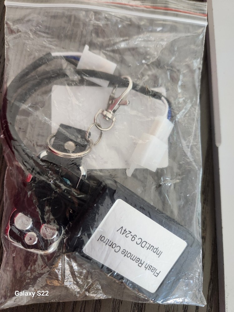 Wireless Remote Control STROBE/FLASH Switch Input: DC 9-24v