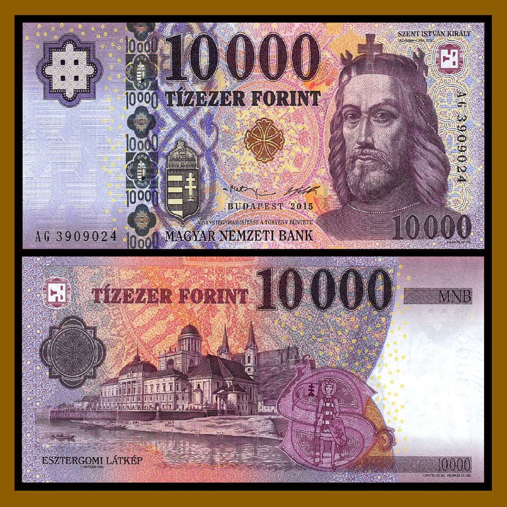 Hungary 10000 Forint, 2015 P-206b Unc