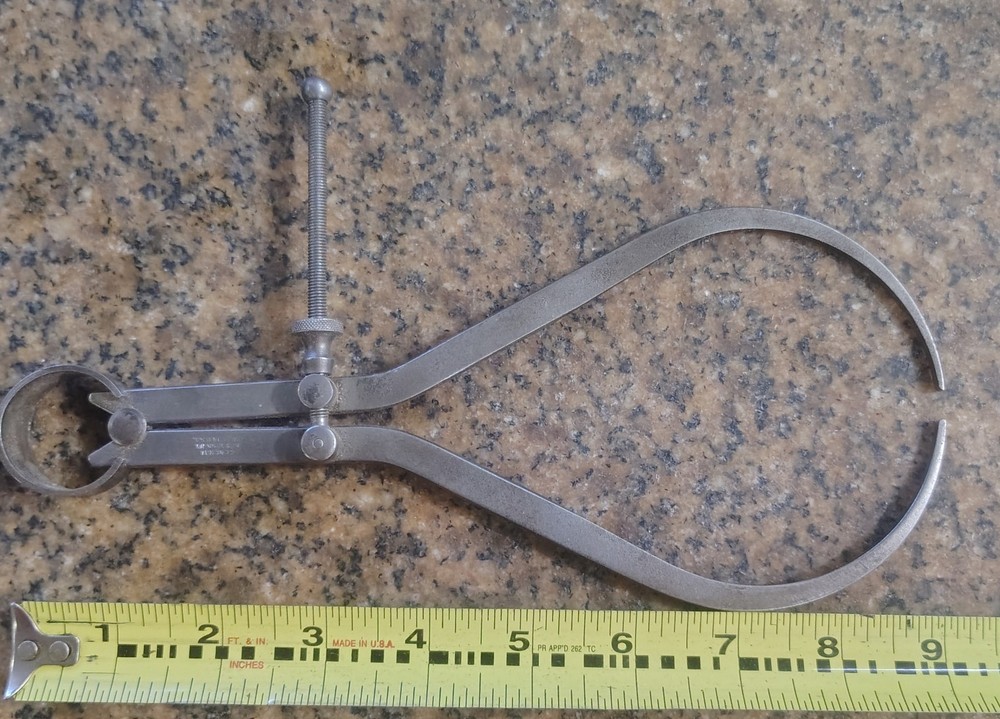 🗽 VINTAGE GENERAL 9" OD CALIPER GREAT CONDITION