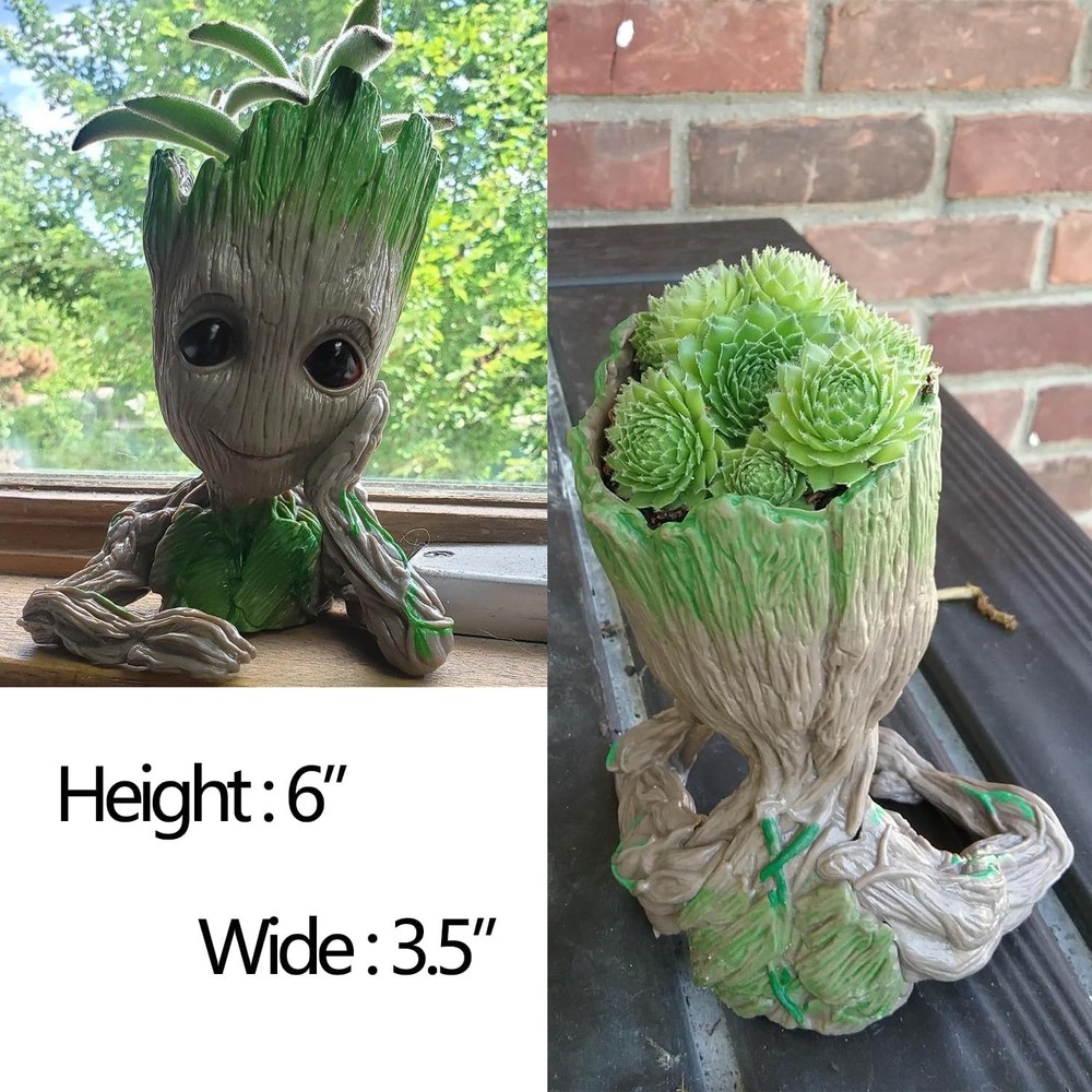 6 Inch Baby Groot Pen Holder Planter