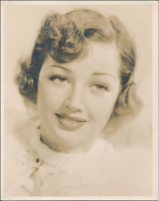 ARLINE JUDGE - PHOTOGRAPH SIGNED
