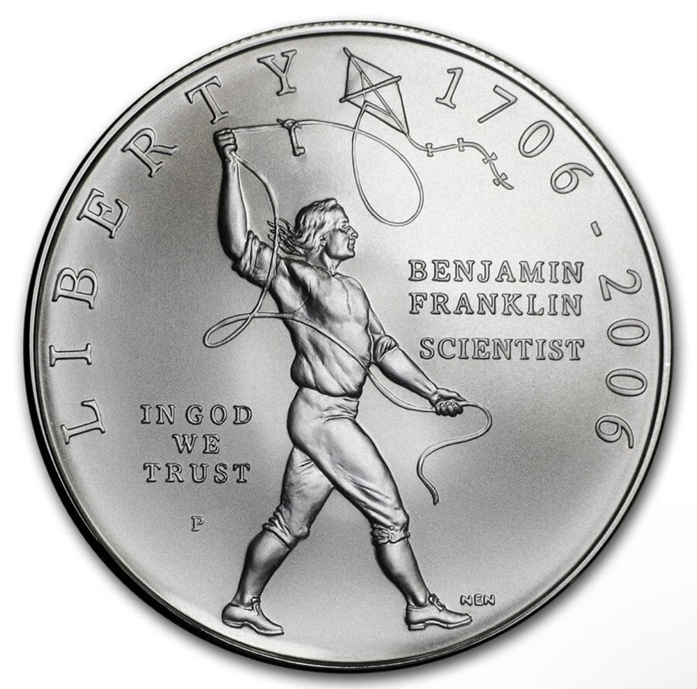 2006 SEALED Benjamin Franklin $1 SILVER Coin & Chronicles Set Uncirculated