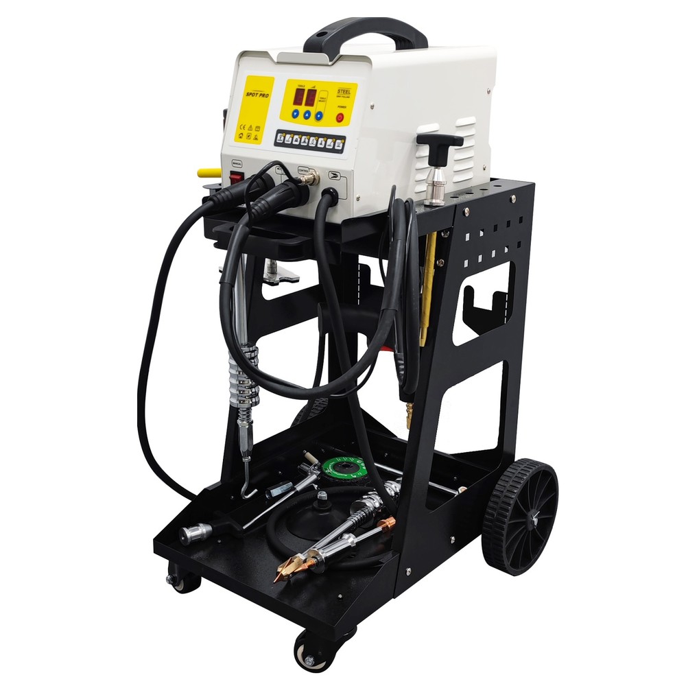 220V Steel Dent Pulling Machine Car Repair Spot Dent Puller Dent Pull Tool Kit