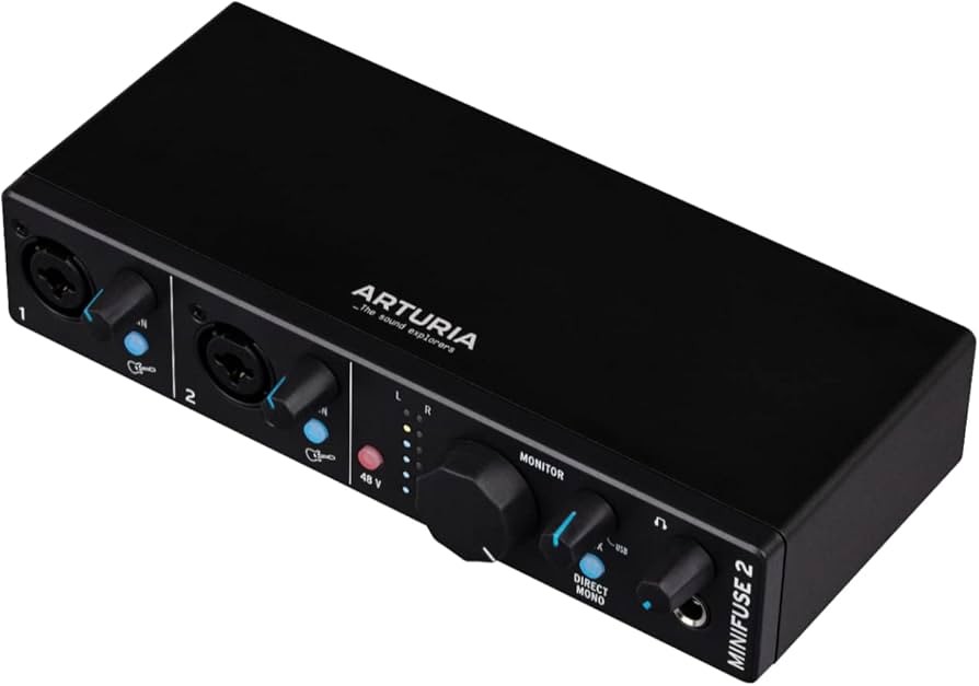Arturia MINIFUSE 2 USB Audio Interface, Black