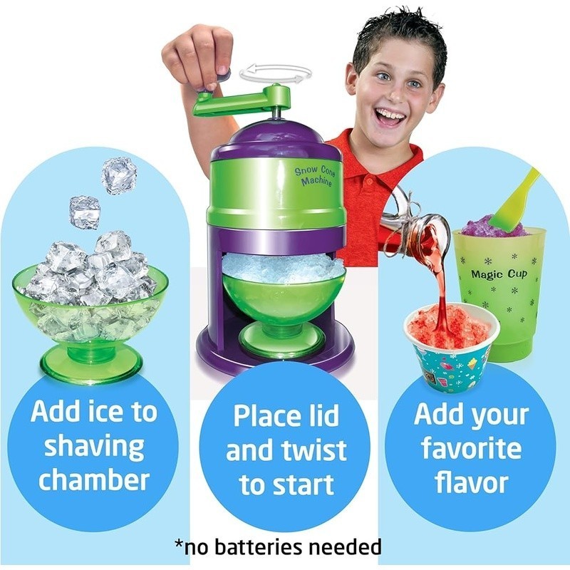 Snow Cone Machine for Kids Slush Shaved Ice Machine Snow Cone Maker