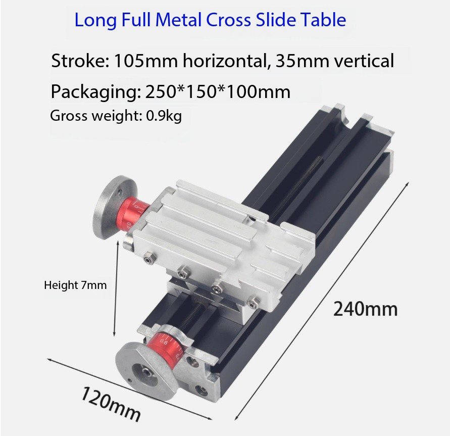 Micro Machine Tool Accessories Cross Table Slide Drilling Machine MillingMachine