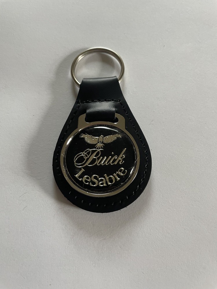 Buick LeSabre Keychain Buick Black Leather key chain