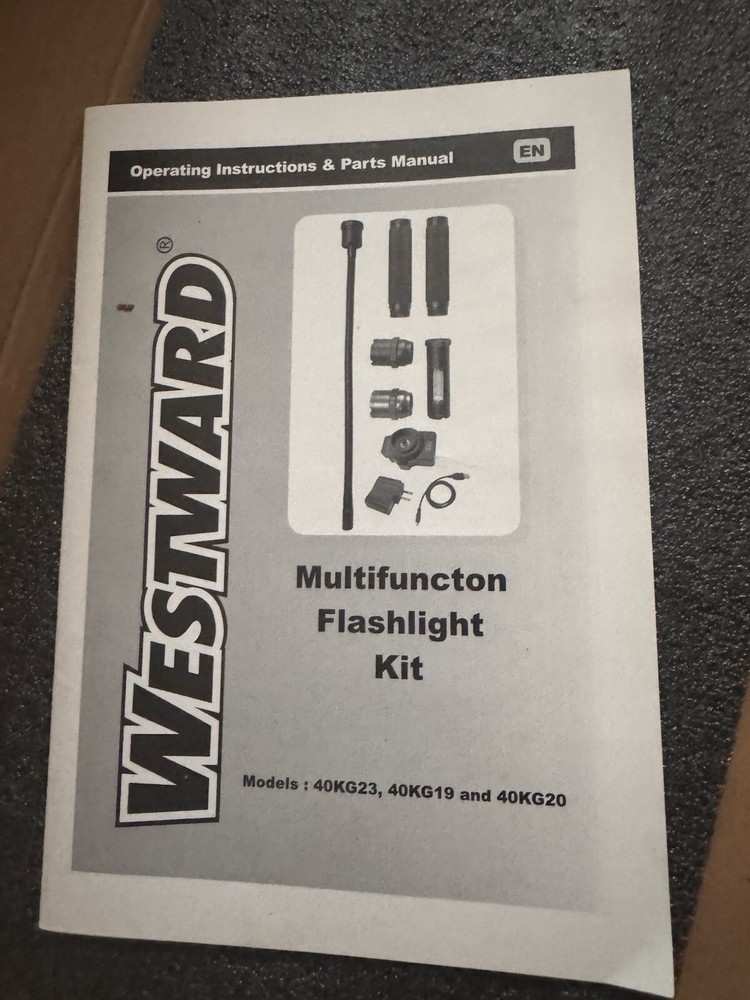 Westward Flashlight Kit, Multifunction