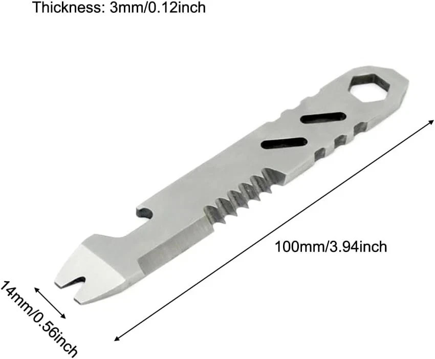 2 Pack Flint Fire Starter Striker Replacement Ferro Rod Scraper High Speed Steel