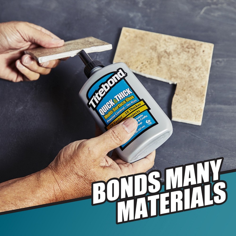 Titebond Quick Thick 8 -fl oz All purpose Paste Multipurpose Adhesive