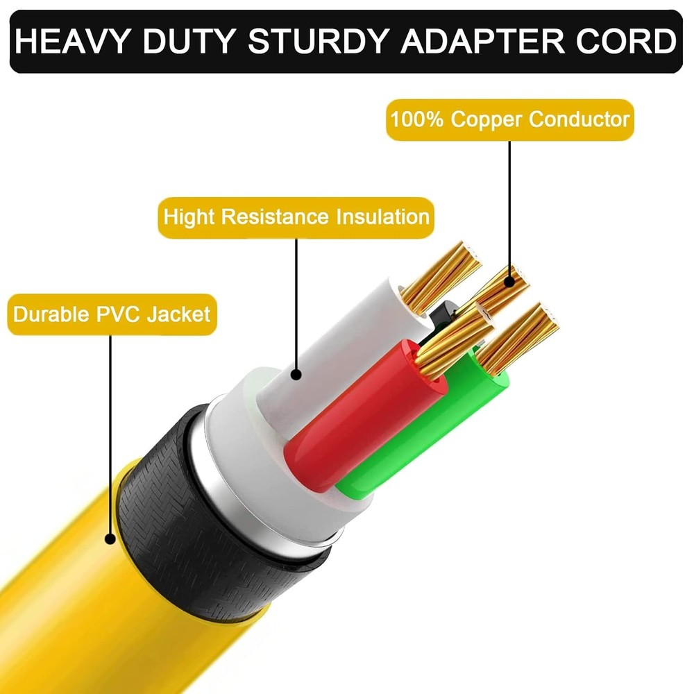 Generator to Welder Adapter Plug