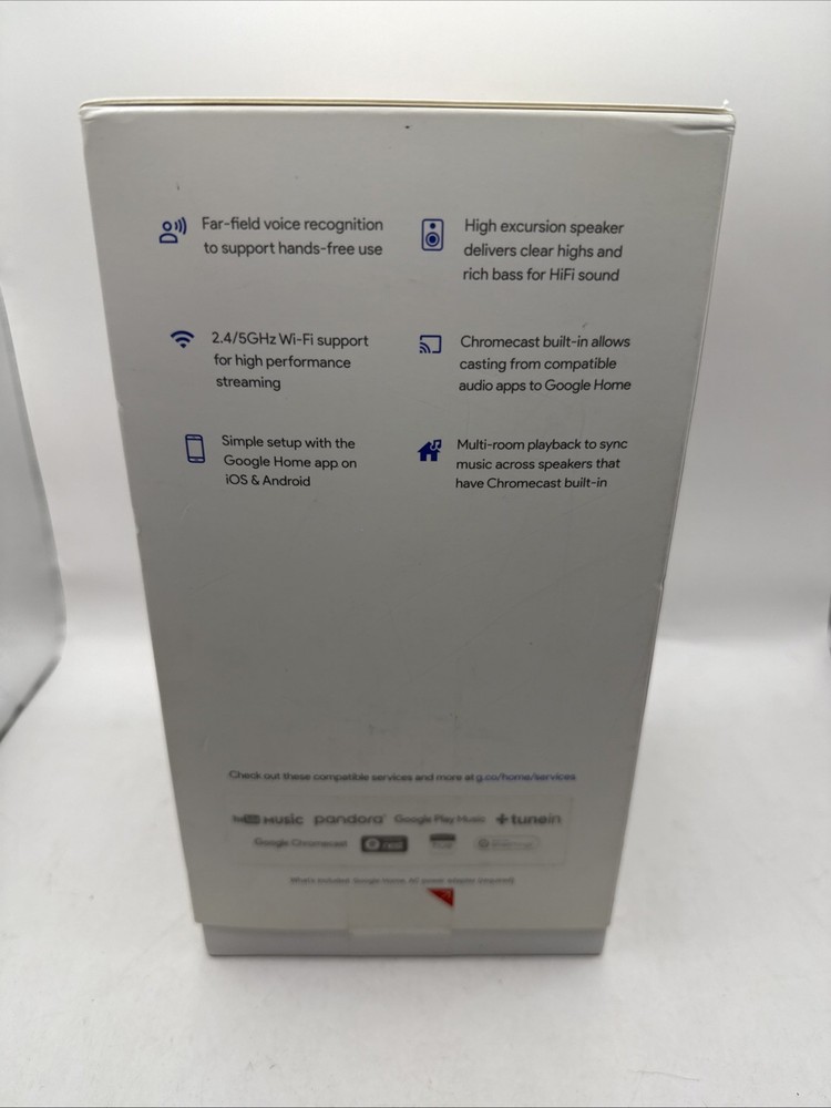 Google Home Voice- Activated Smart Assistant - New Unopened