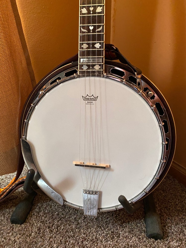 Alvarez Silver Belle 5-string banjo w/hard case
