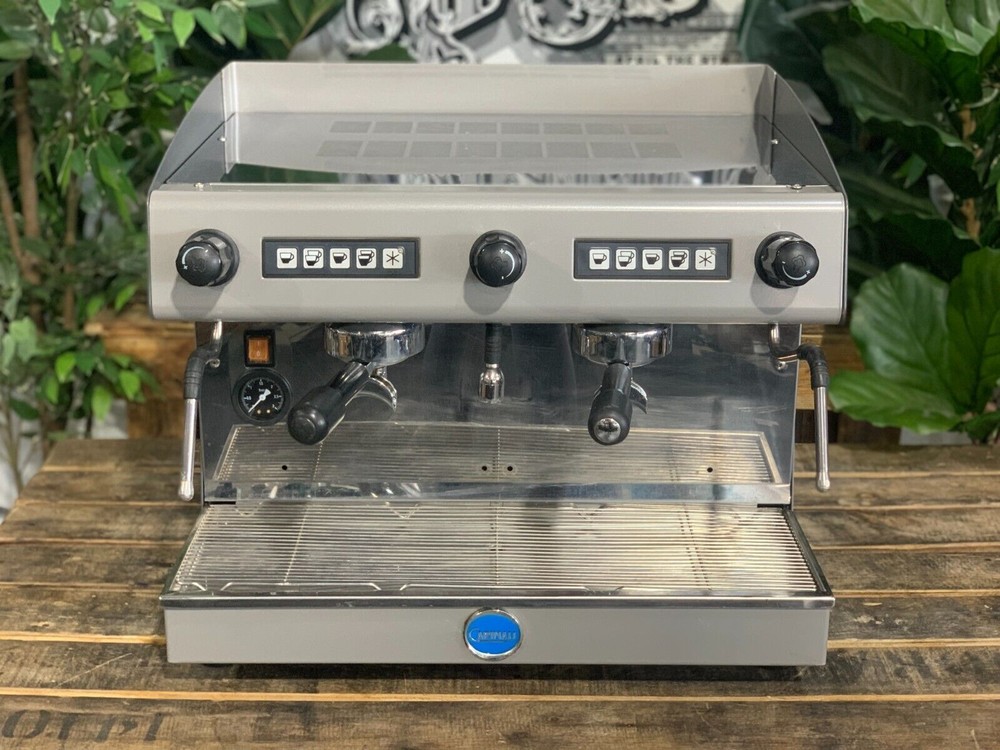 CARIMALI PRATICA E2 2 GROUP HIGH CUP GREY ESPRESSO COFFEE MACHINE