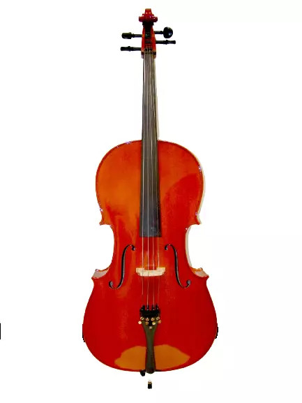 NEW Merano HandMade Solid Wood Ebony Fitted Cello,Bow, Bag ~  1/4 Size