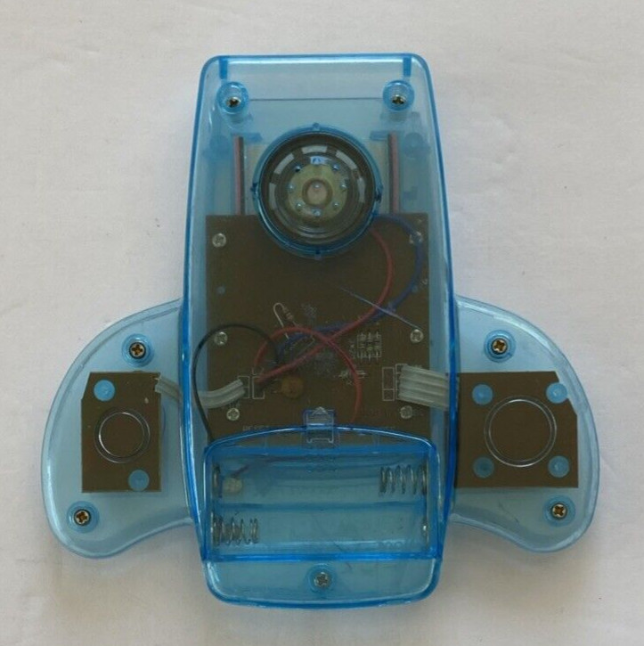 Pocket Game Player Handheld Game Clear Blue Plastic