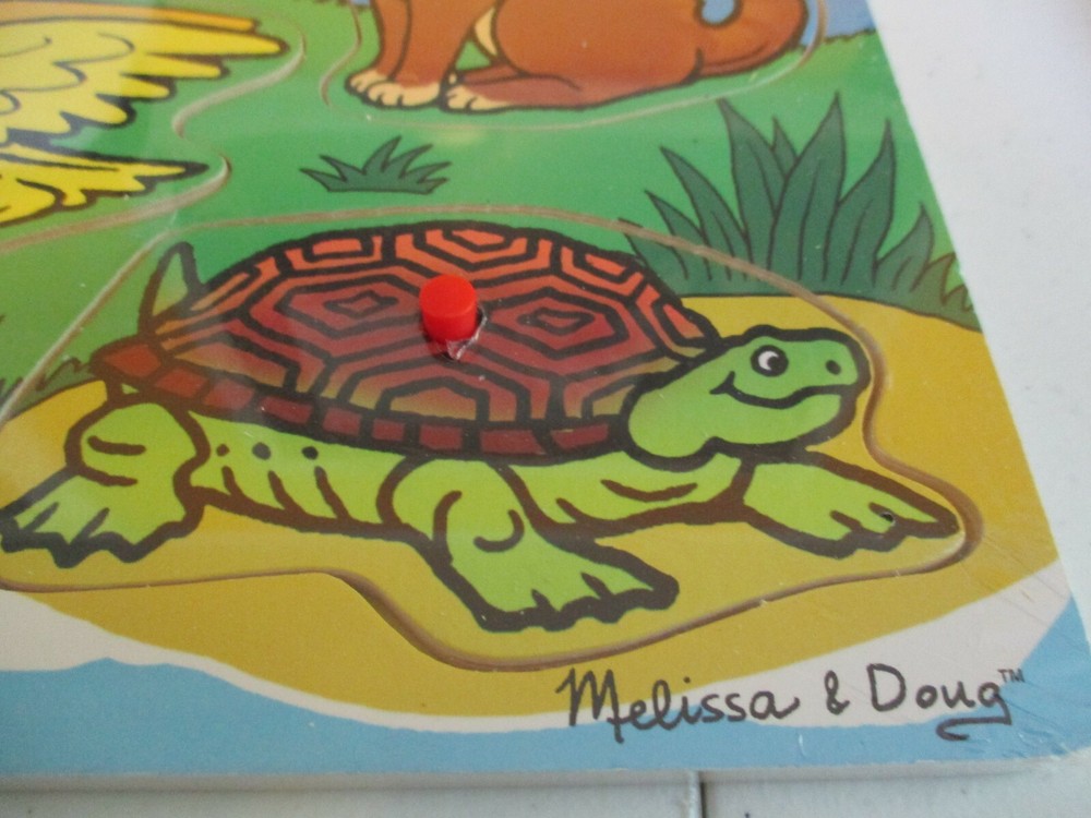 Melissa & Doug First Peg Pets Puzzle (NEW) Fast Free Ship