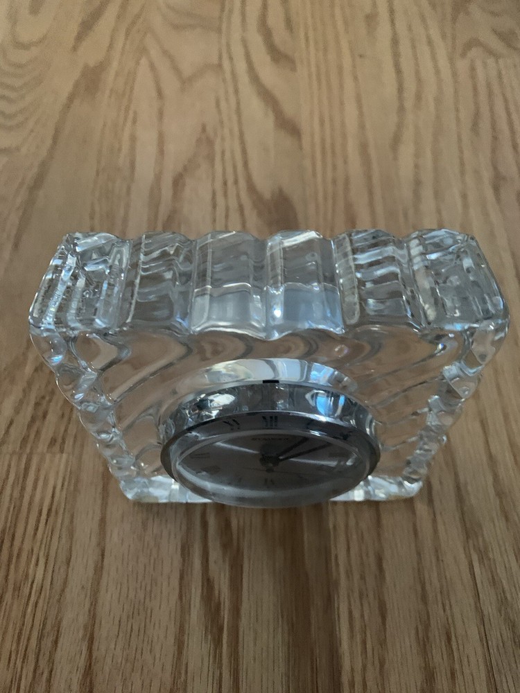 Staiger Quartz Crystal Clock, 5”x5”x1 1/2”