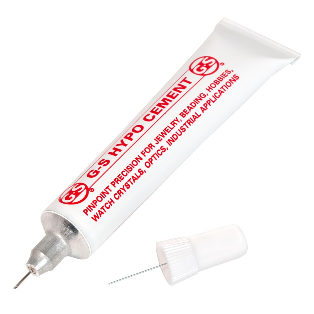 The Beadsmith Clear Precision Cement – Adhesive Glue w/Pinpoint