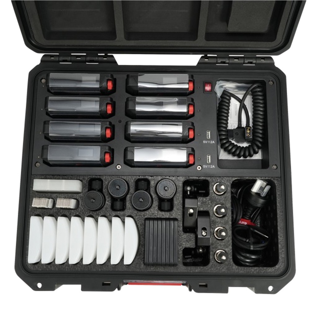 Aputure MC Pro RGBWW Weatherproof Mini LED 8-Light Panel Kit