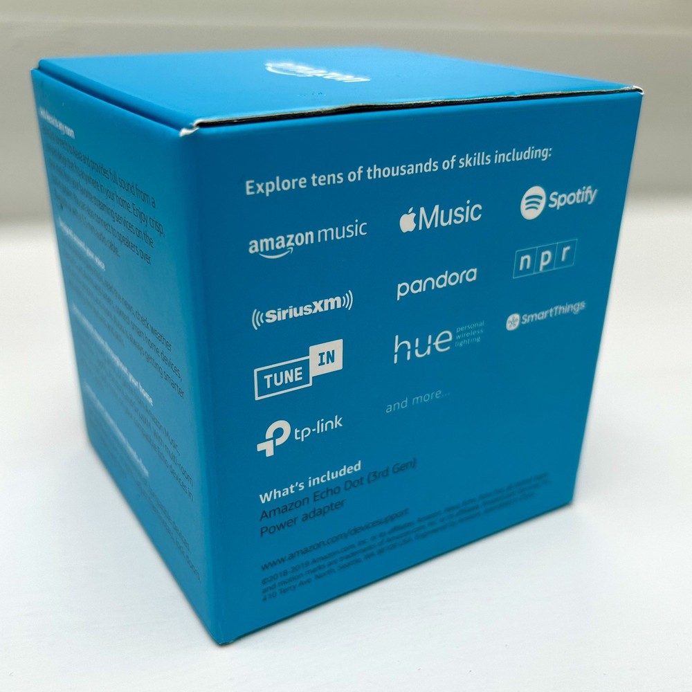 Amazon Echo Dot (3rd Generation) Smart Speaker - Sandstone - Tested & EUC