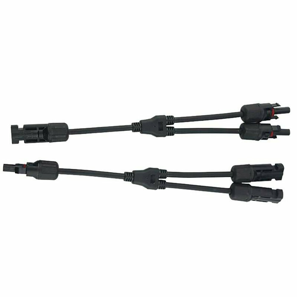2PCS 30A Y Type Solar Panel Cable for FFM MMF PV Wire Connector T Splitter Tools