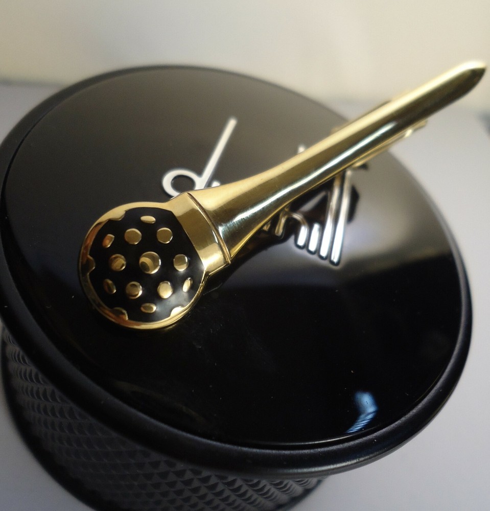Alfred Dunhill GOLF TEE Tie Bar - Solid Hallmarked Silver/Gold Plated - Cased