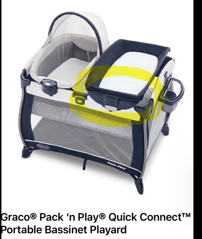 New! Graco Pack 'n Play Quick Connect Playard Replacement Piece